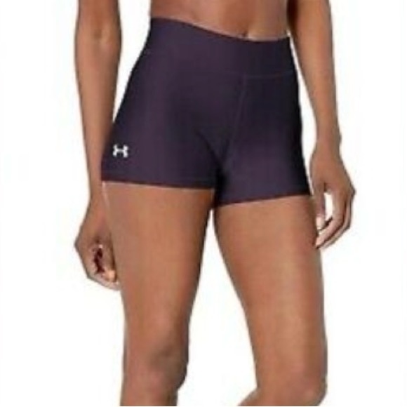 Under Armour Mid Rise Shorty Compression Women’s XS Purple NWT - Picture 1 of 8